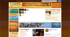 Desktop Screenshot of certifiedpetfriendly.com